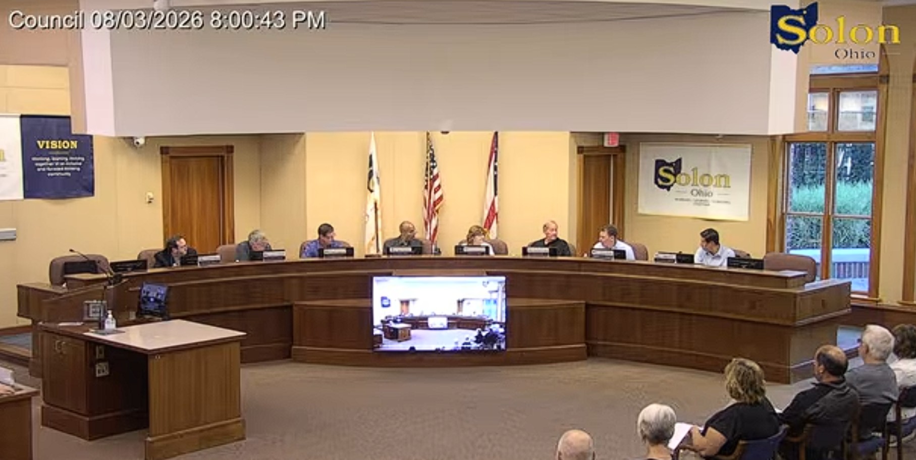 Solon Council Approves Garage Variance, Tables Rezoning Question Amid Ward Veto Debate