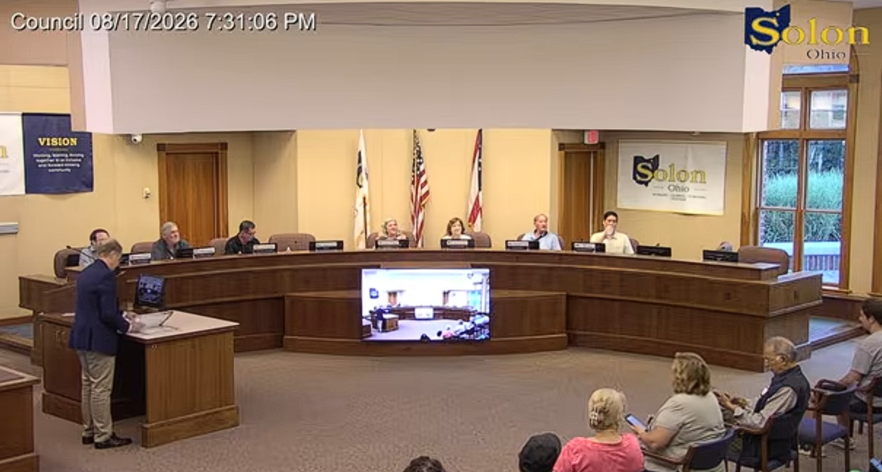 Solon Council Rejects Zoning Charter Change, Honors Coach Jim McQuaid